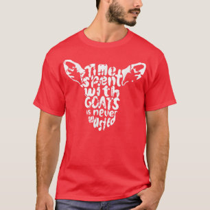 Camiseta Cabra Lover Typo Funny Goat Típica Afetada S