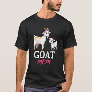 Camiseta Cabra Mãe Bandana Dia de as mães Engraçado Goat W