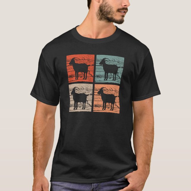 Camiseta Cabra Retro Vintage (Frente)
