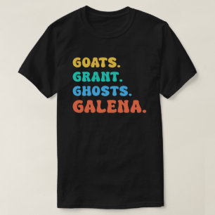 Camiseta cabras concedem fantasmas galena ilIllinois