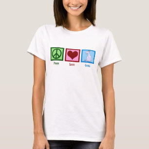 Camiseta Cabras do amor da paz