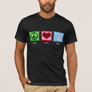 Camiseta Cabras do amor da paz