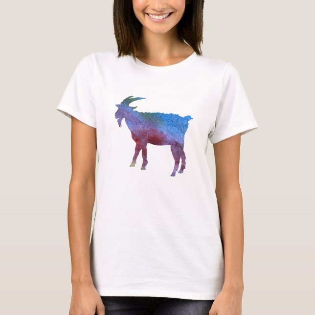 Camiseta Cabras lavadas cor (Frente)