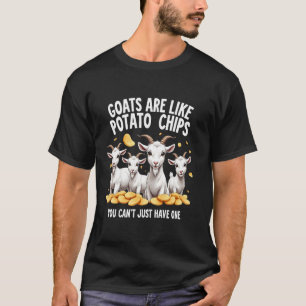 Camiseta Cabras São Como Batatas Fritas Você Não Pode Ter S