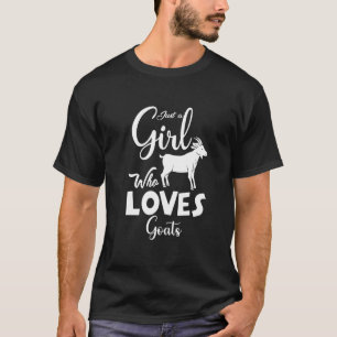 Camiseta Cabrito Animal Caprino Fazendeiro Só Uma Garota Qu