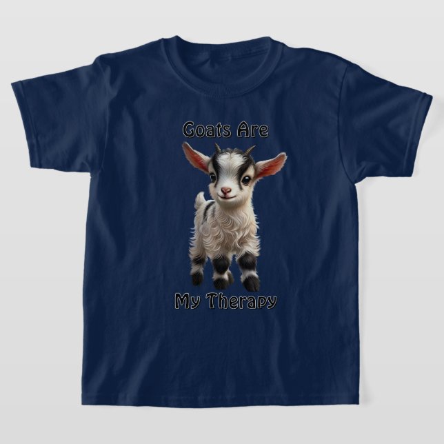 Camiseta Cabrito com Pelagem Fofa e Expressão Brilhante (Postura )