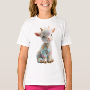 Camiseta Cabritos Mágicos com Brilho em Pastel