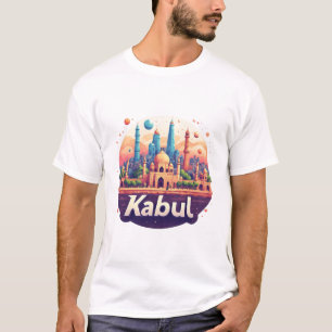 Camiseta Cabul Afeganistão Presente de Patrimônio para Viaj
