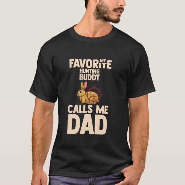 Camiseta Caça a Animais Selvagens Bunny (Frente)