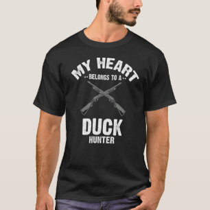 Camiseta Caça A Aves Aquáticas Para Um Pato Voador