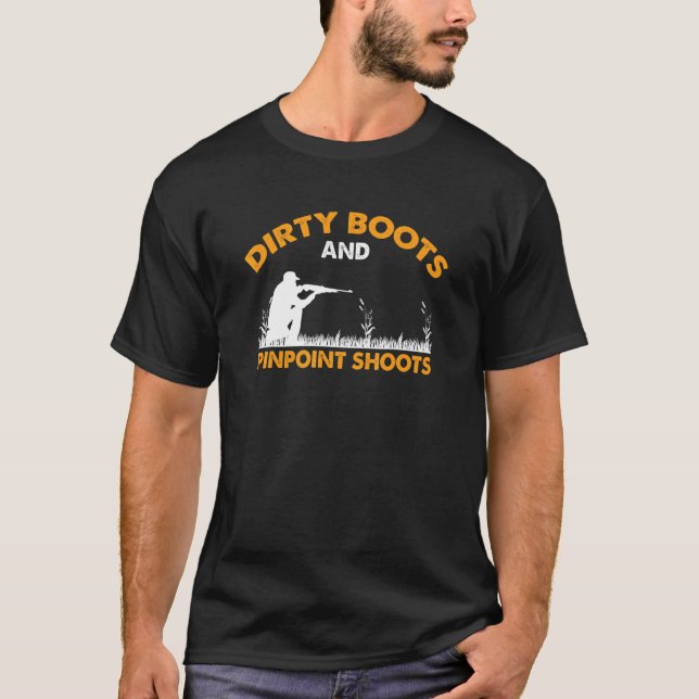 Camiseta Caça A Aves Aquáticas Para Um Pato Voador (Frente)