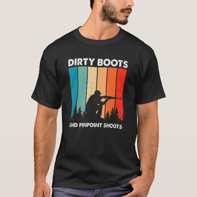 Camiseta Caça A Aves Aquáticas Para Um Pato Voador (Frente)