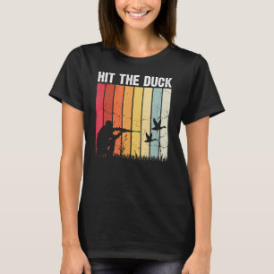 Camiseta Caça A Aves Aquáticas Para Um Pato Voador