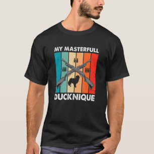 Camiseta Caça A Aves Aquáticas Para Um Pato Voador
