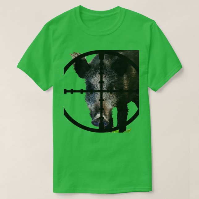 Camiseta Caça A Caça A Nave Selvagem No Âmbito De Aplicação (Frente do Design)