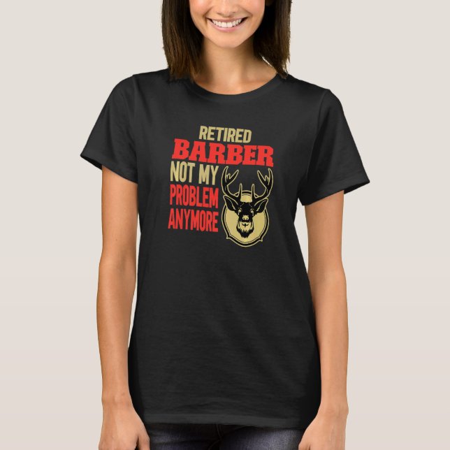 Camiseta Caça a Caçadores de Barber Aposentados (Frente)