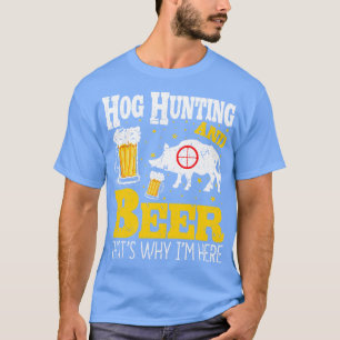 Camiseta Caça a Caçadores de Cerveja de Boar Hunter