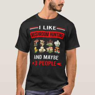 Camiseta Caça a Cogumelos Micologia Micólogo