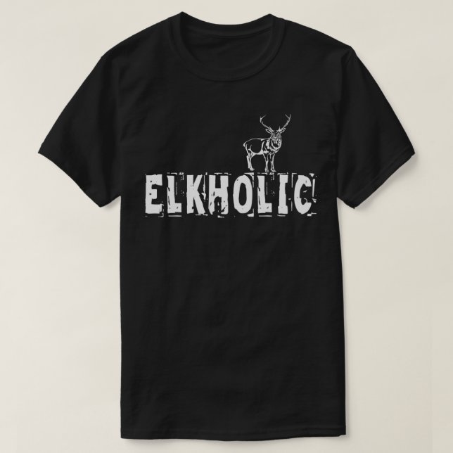 CAMISETA CAÇA A ELKHOLIC (Frente do Design)
