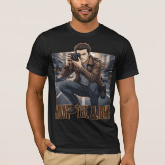 Camiseta Caça à Luz Fotógrafo Profissional Vintage