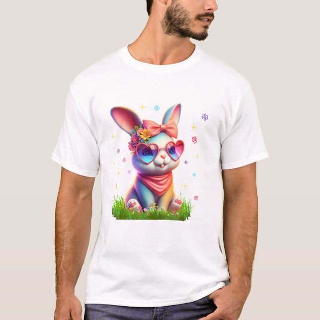 Camiseta Caça A Ovos De Coelho (Frente)