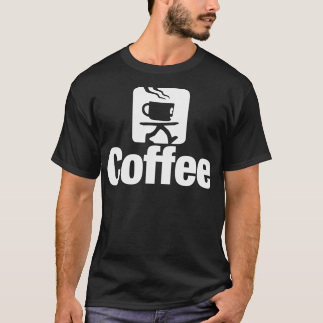 Camiseta Caça a patos de café (Frente)