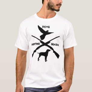 Camiseta Caça à Pomba com Espingardas Cruzadas