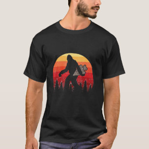 Camiseta Caça à Ponta de Flecha do Pé Grande Coleção de Pon