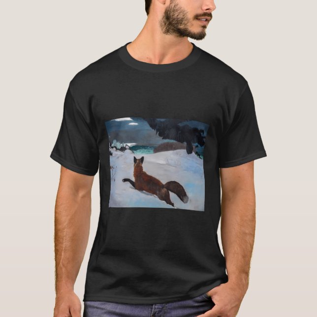 Camiseta Caça À Raposa De Winslow Homer (Frente)