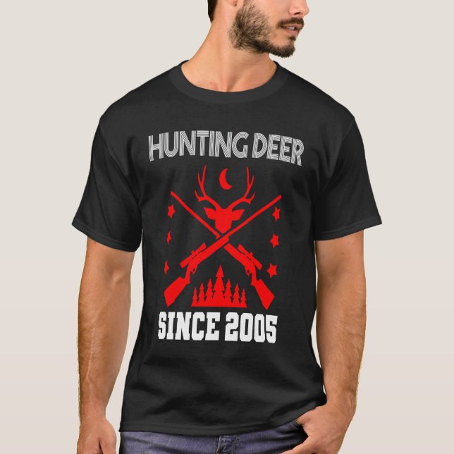 Camiseta Caça a veados desde 2005 (Frente)
