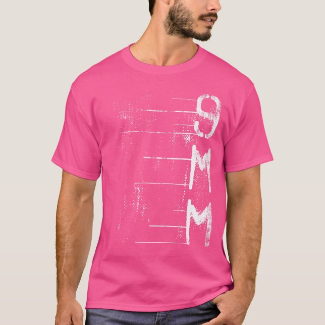 Camiseta Caça-Alvo A Frigoríficos De Arma De 9 Mm (Frente)
