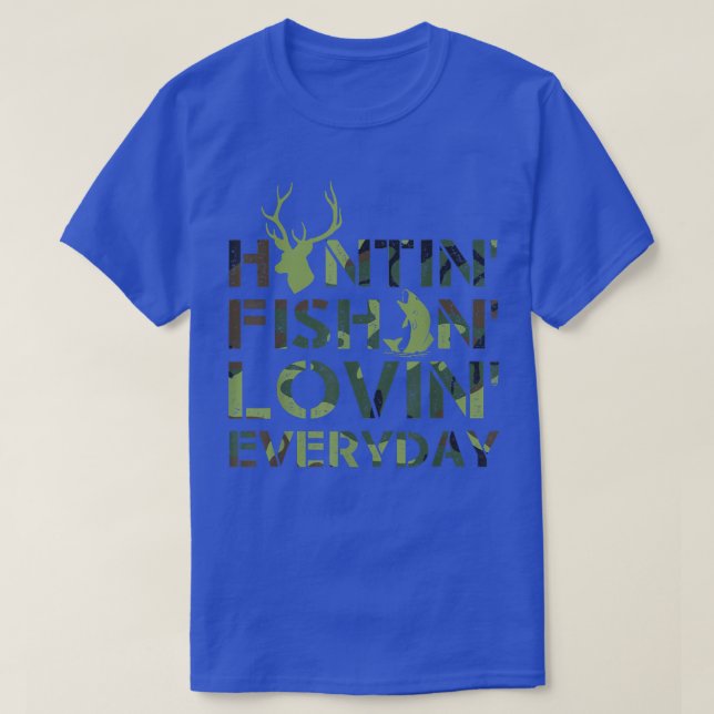 Camiseta Caça ao camo do dia a dia (Frente do Design)