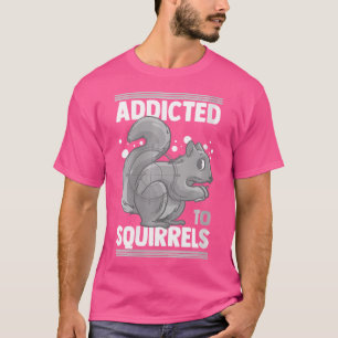 Camiseta Caça ao Esquilo Atirando Caça A Animais Selvagens