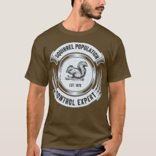 Camiseta Caça ao Esquilo Engraçado    CaçadorArcásico