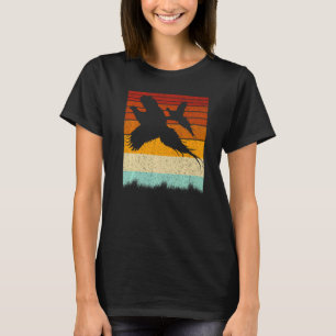 Camiseta Caça ao Faisão Dakota do Sul Caça ao Pássaro de Te