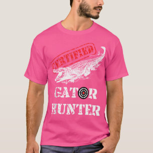 Camiseta Caça ao Gator Alligator Certified