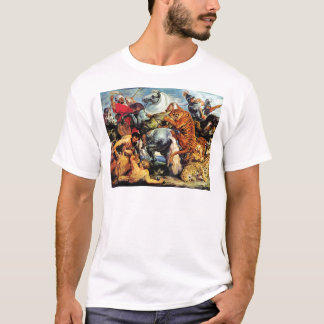 Camiseta Caça ao Leão e ao Tigre por Paul Rubens