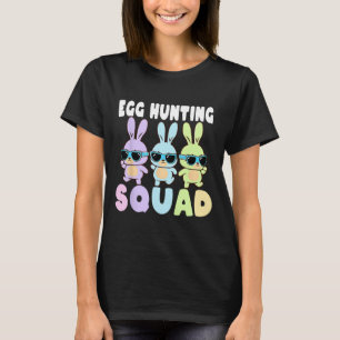 Camiseta Caça Ao Ovo Caça Coelhinhos De Páscoa Engraçados