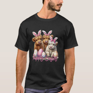 Camiseta Caça ao Ovo com Orelhas de Coelho Vaca das Terras