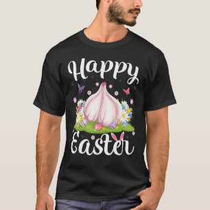 Camiseta Caça ao Ovo de Páscoa com Alho Floral Alho Páscoa