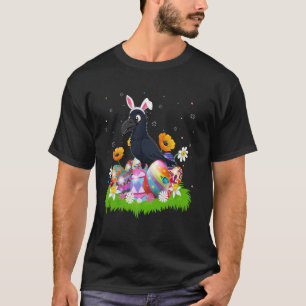 Camiseta Caça ao Ovo de Páscoa do Pássaro Corvo Coruja Orel