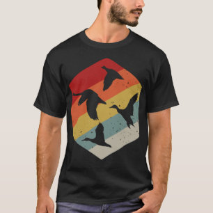 Camiseta Caça ao Pato Cães Retro Vintage legal
