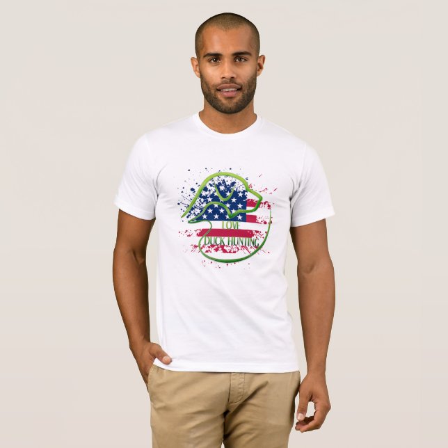 Camiseta Caça ao pato do amor (Frente Completa)