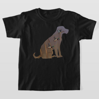 Camiseta Caça ao Pato Labrador Retriever