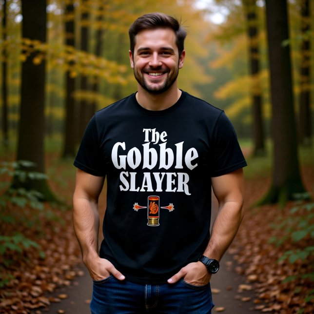 Camiseta Caça ao Peru Gobble Slayer (Criador carregado)
