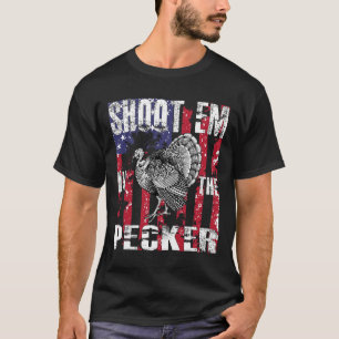 Camiseta Caça ao Peru Masculino Atire Nelas No Caçador de P