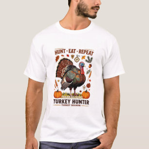 Camiseta Caça ao Peru no Dia de Ação de Graças – Caça Come