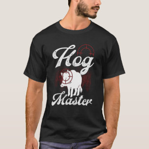 Camiseta Caça ao Porco Mestre Caçador de Javali Javali