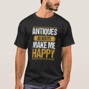 Camiseta Caça ao Tesouro Antiguidade Cera Feira de Pulgas A