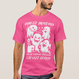 Camiseta Caça ao Tesouro Caça a Fantasmas Divertida Caçador